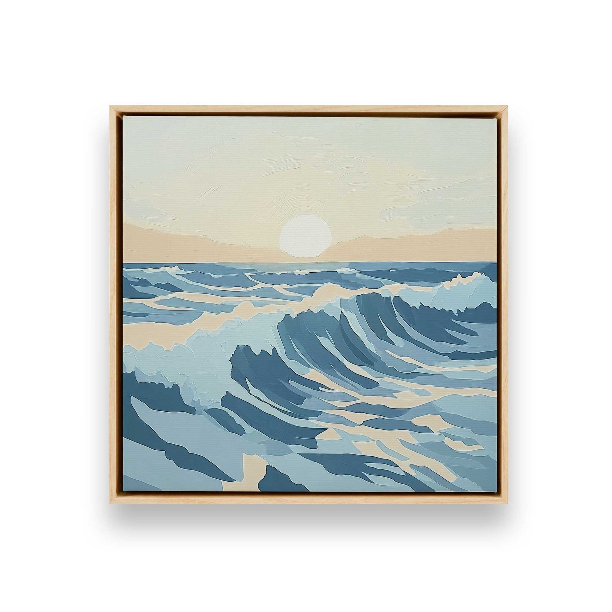 [Color:American Maple], Picture of art in a American Maple frame
