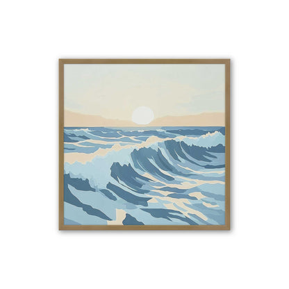 [Color:Brushed Gold], Picture of art in a Brushed Gold frame