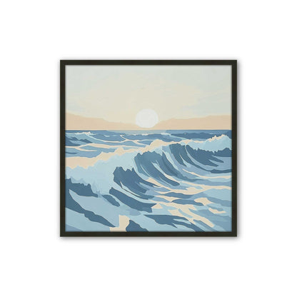 [Color:Satin Black], Picture of art in a Satin Black frame