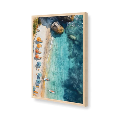 [Color:Raw Maple], Picture of art in a Raw Maple frame of the corner