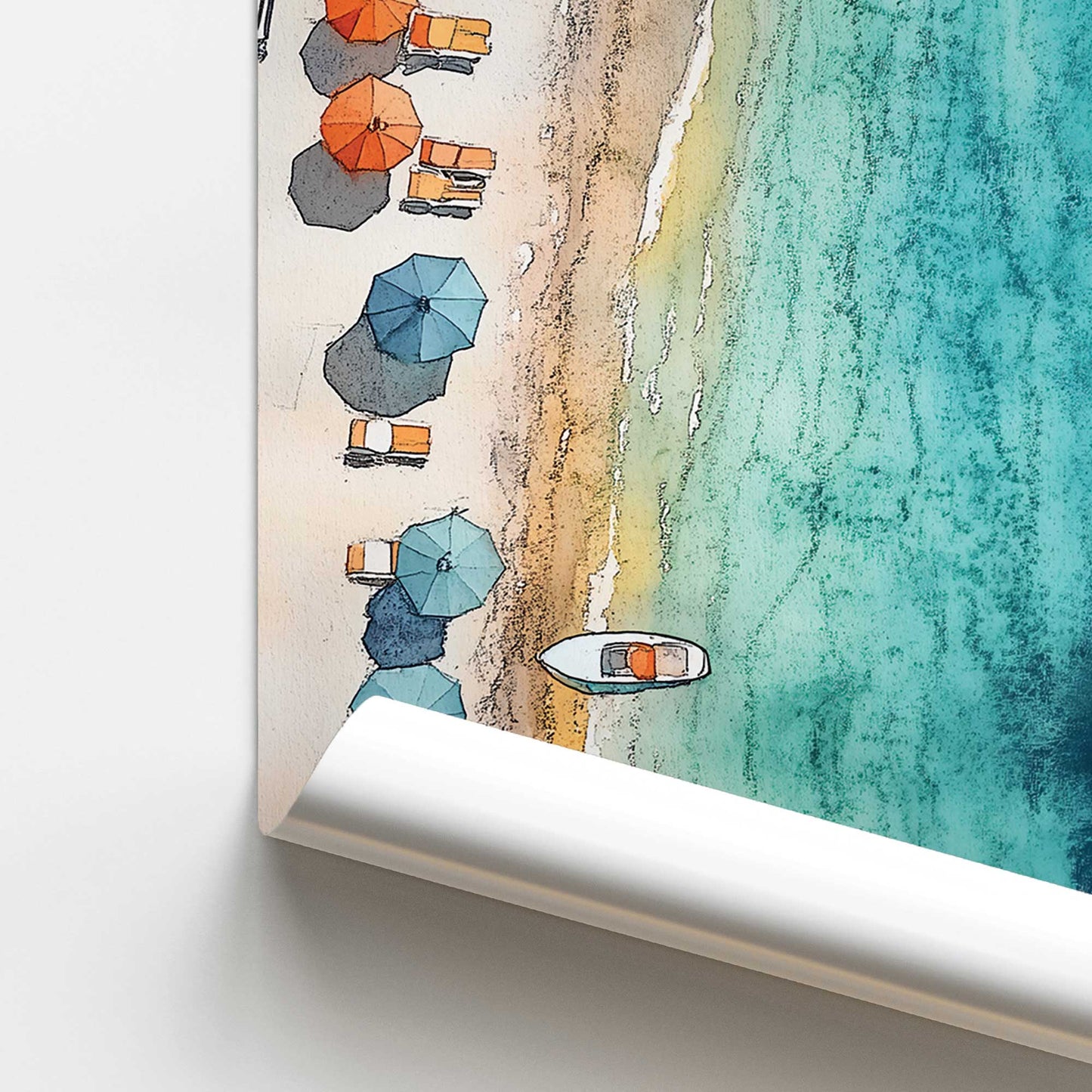 [Color:Rolled Print], Picture of close up of art