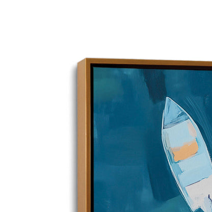 [Color:Polished Gold], Picture of art in a Polished Gold frame at an angle