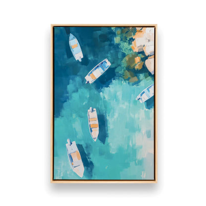 [Color:American Maple], Picture of art in a American Maple frame