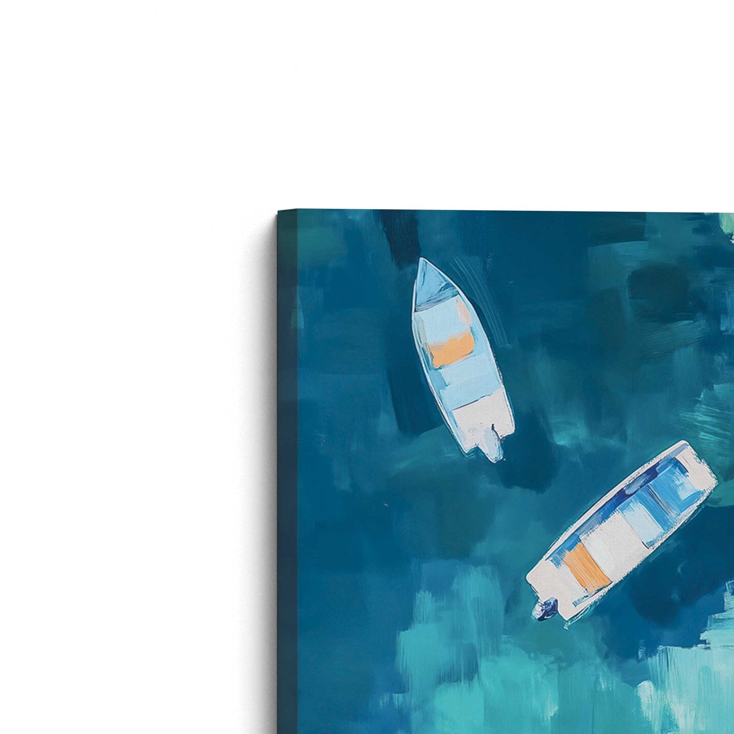 [Color:Stretched Canvas], Picture of the corner of the art