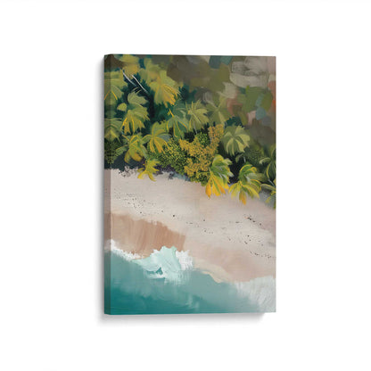 [Color:Stretched Canvas], Picture of art at an angle