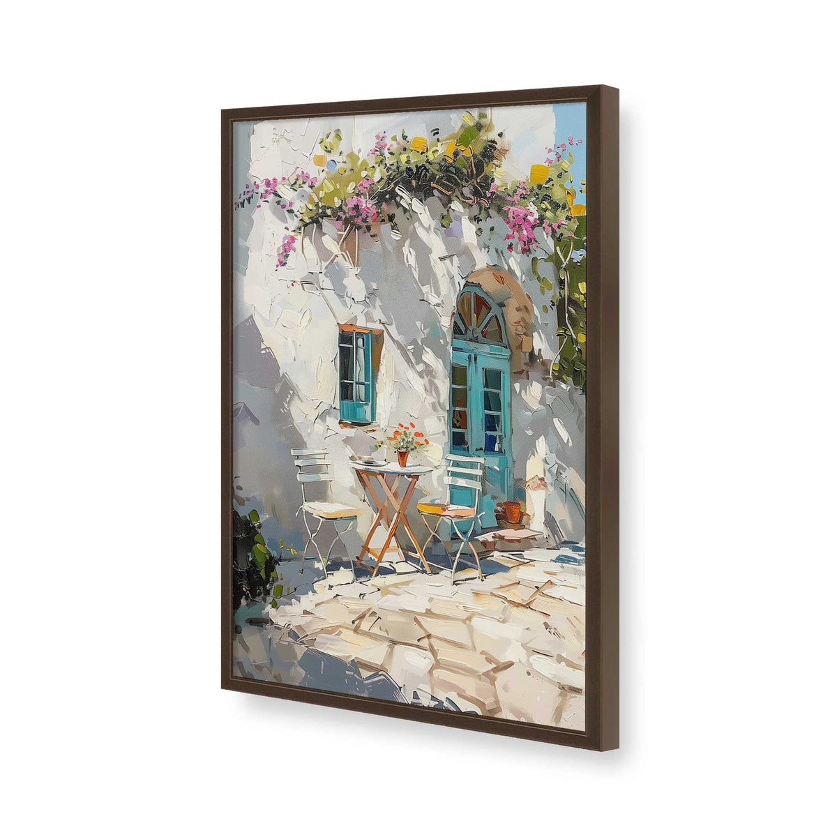 [Color:Belvinder Brown], Picture of art in a Belvinder Brown frame of the corner