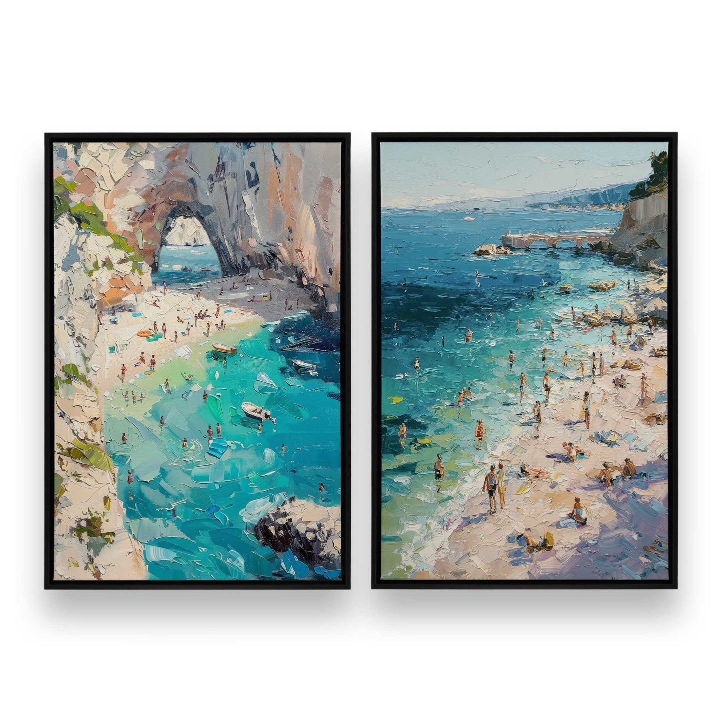 [Color:Satin Black], Picture of art in a Satin Black frame