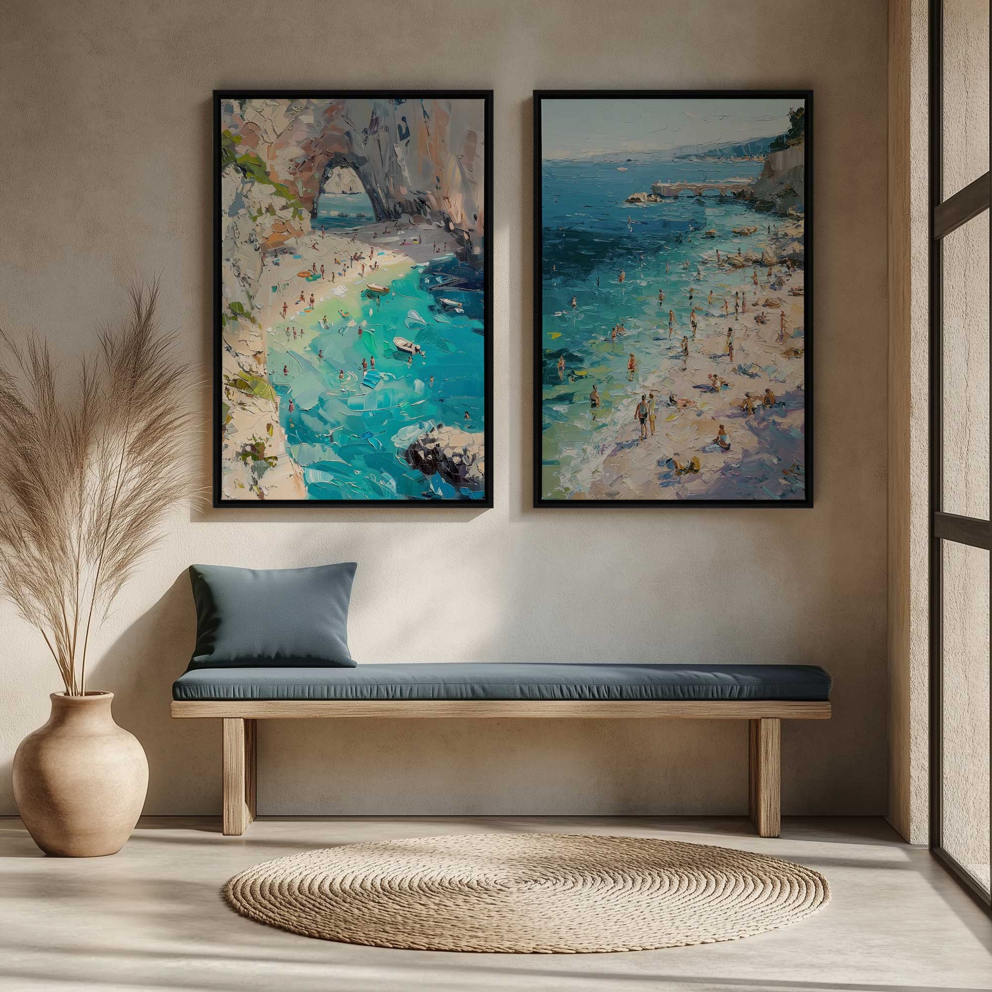 [Color:Satin Black], Picture of art in a Satin Black frame