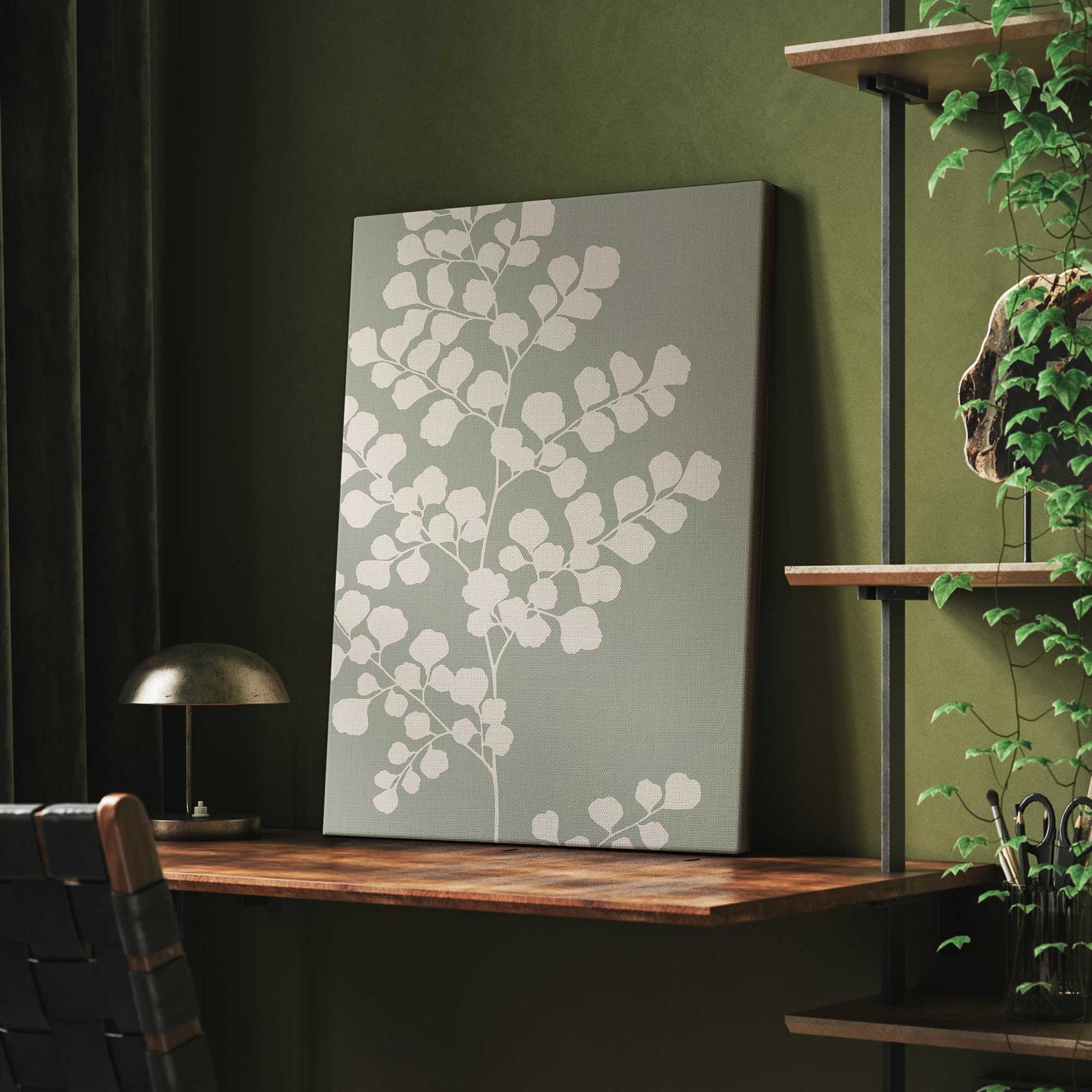 [color:Stretched Canvas], Picture of art on wall