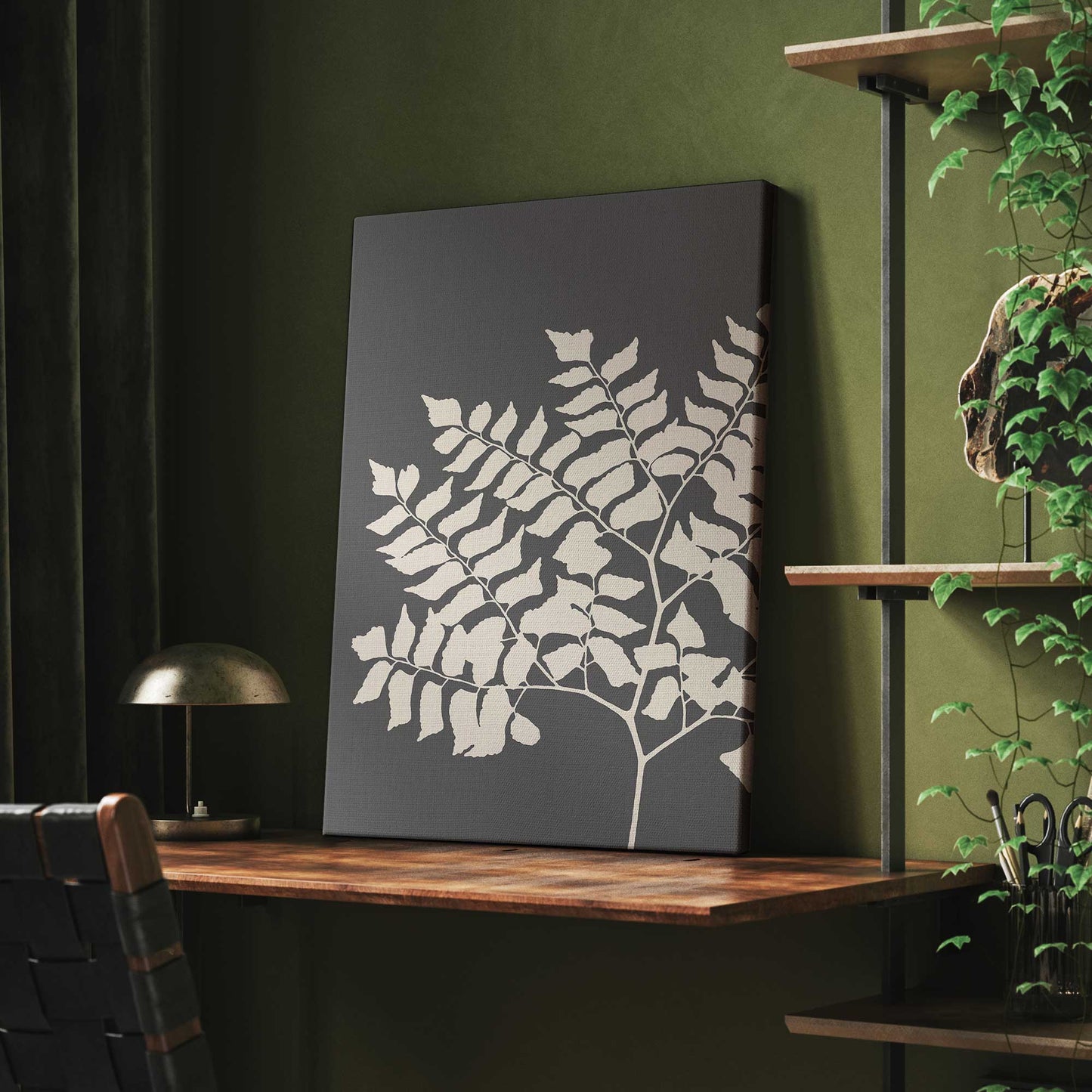 [color:Stretched Canvas], Picture of art on wall