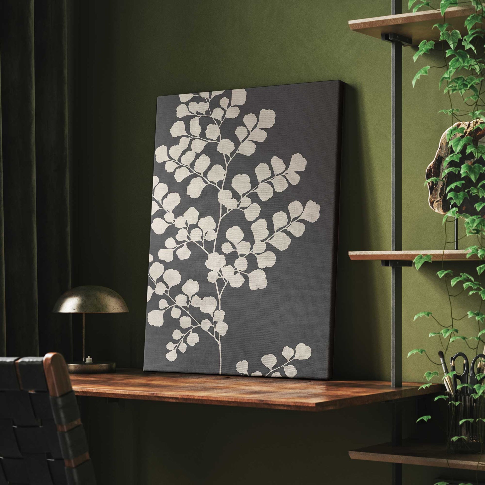 [color:Stretched Canvas], Picture of art on wall
