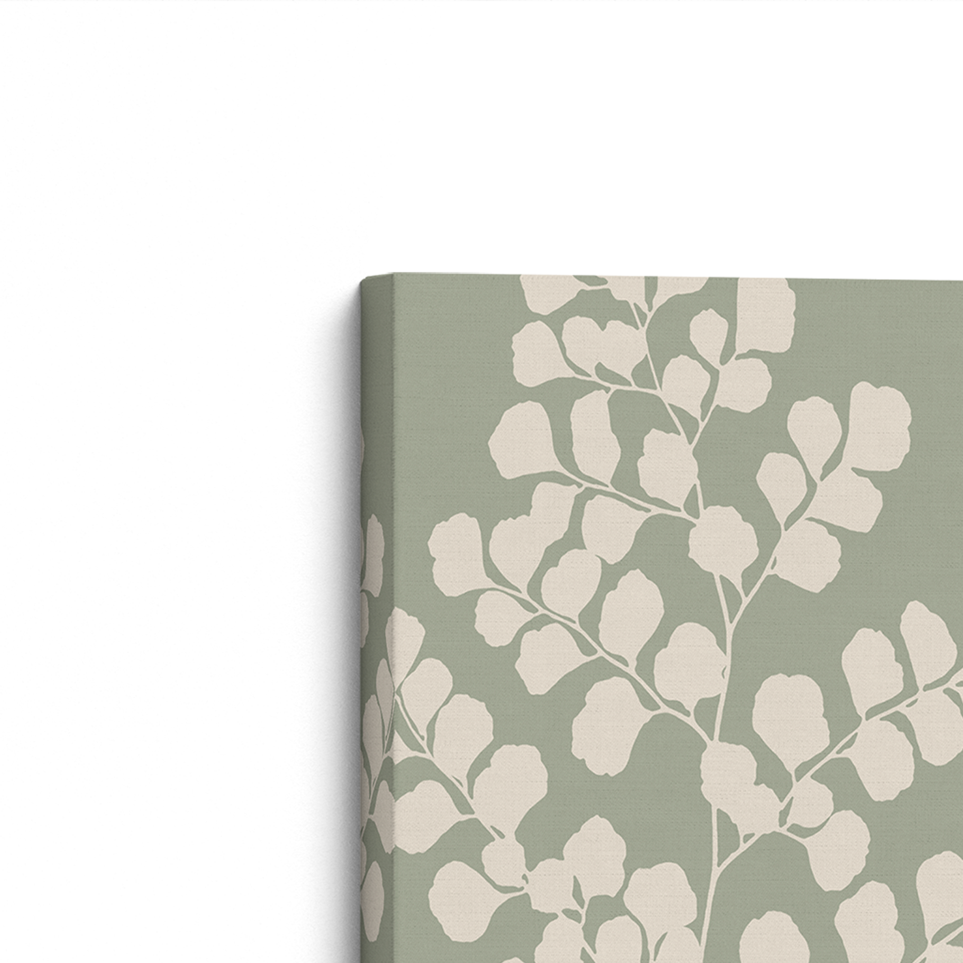 [color:Stretched Canvas], Frame corner detail