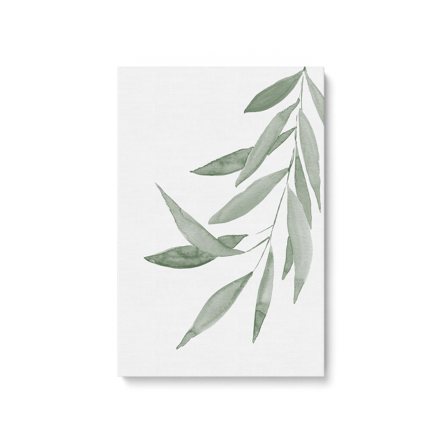 [color:Stretched Canvas], Picture of art in a black frame