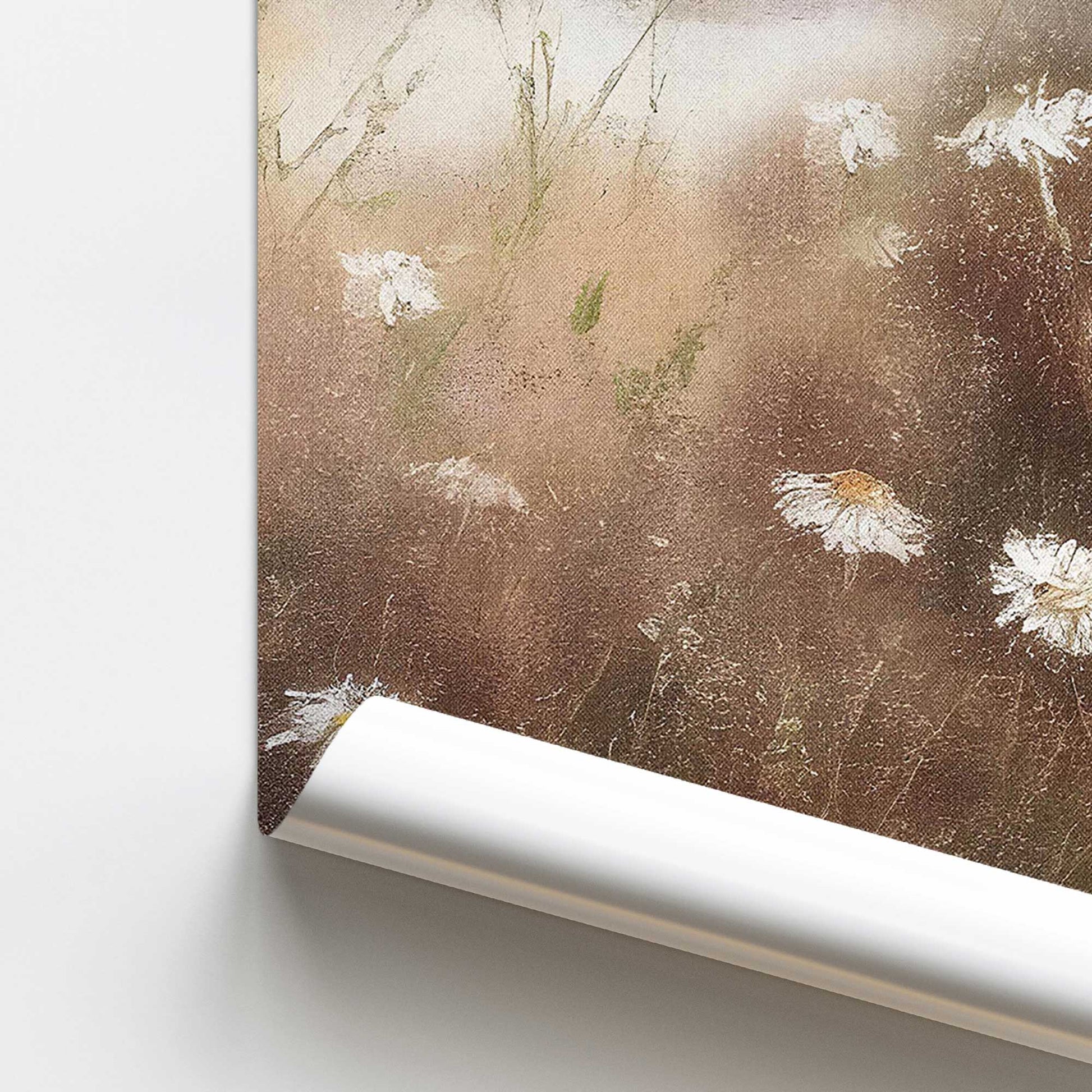[color:Rolled Print], Picture of close up of art