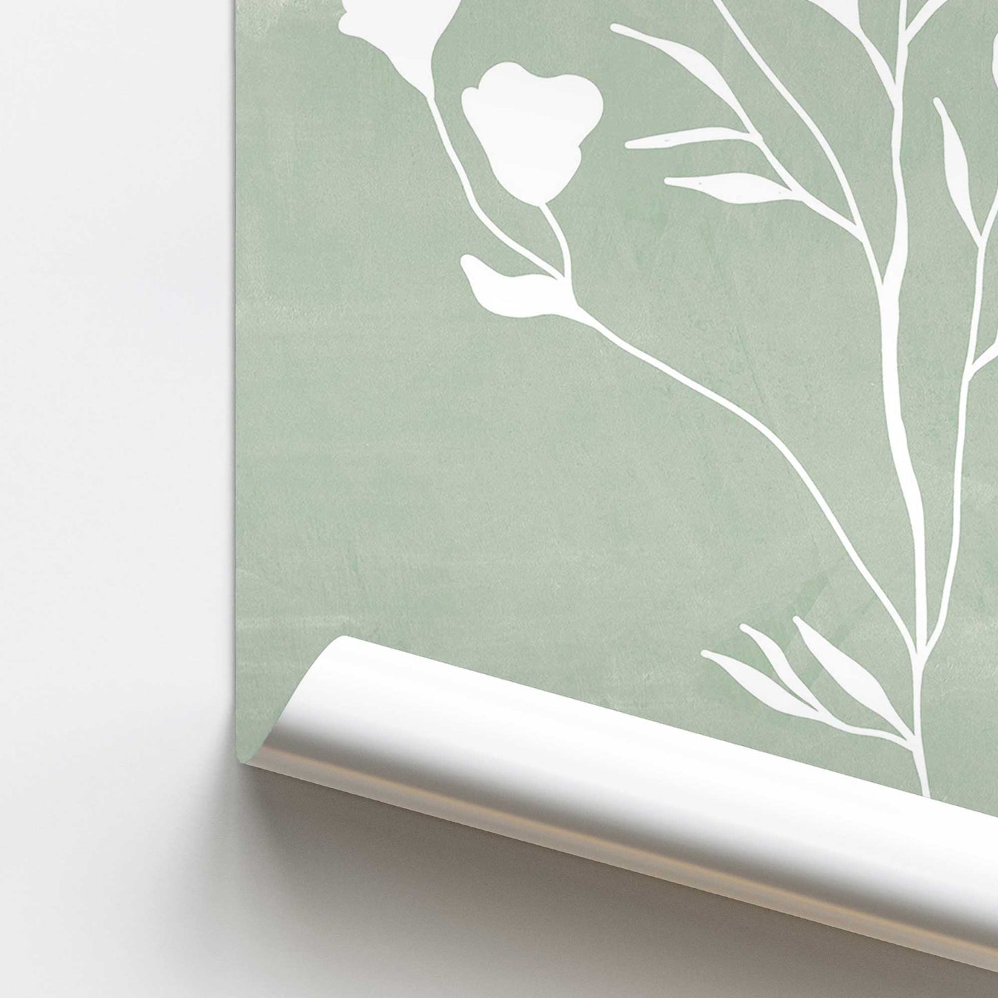 [color:Rolled Print], Picture of close up of art