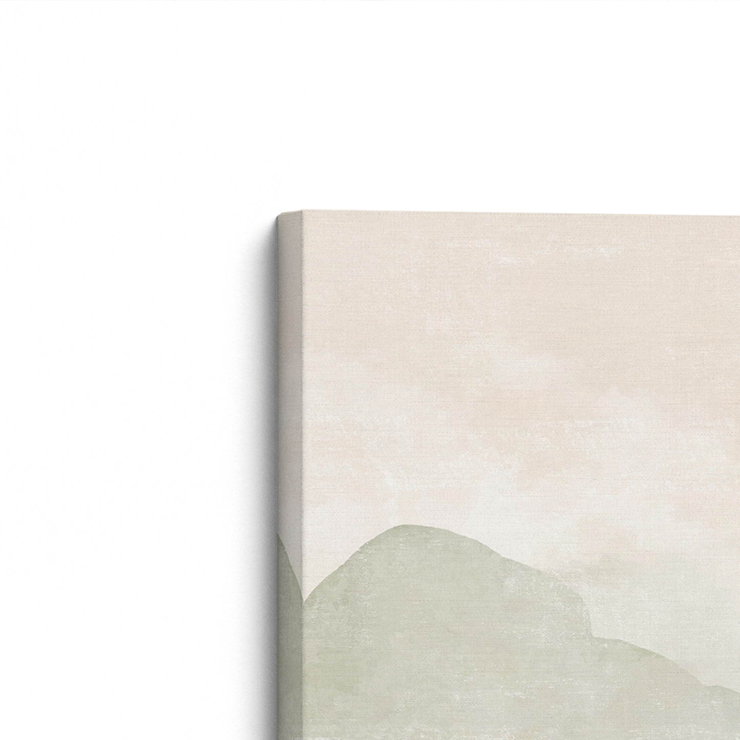 [Color:Stretched Canvas], Picture of art on an angle