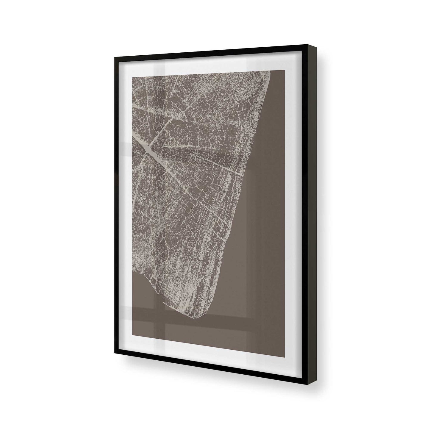 [Color:Satin Black], Picture of art in a Satin Black frame of the corner