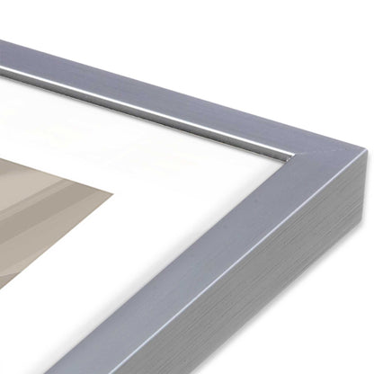 [Color:Polished Chrome], Picture of art in a Polished Chrome frame at an angle