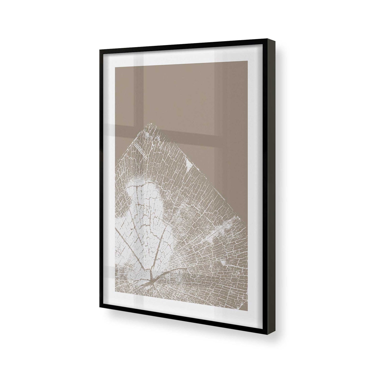 [Color:Satin Black], Picture of art in a Satin Black frame of the corner