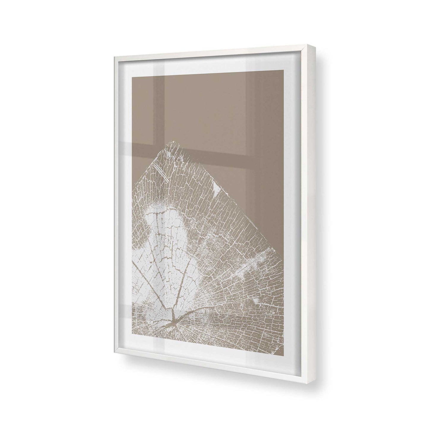 [Color:Opaque White], Picture of art in a Opaque White frame of the corner