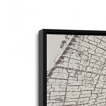 [Color:Satin Black], Picture of art in a Satin Black frame at an angle