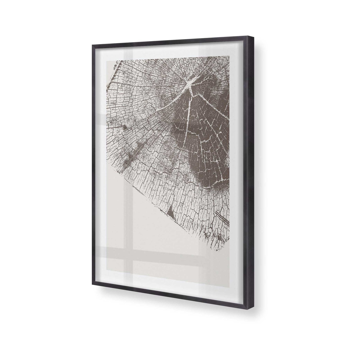 [Color:Weathered Zinc], Picture of art in a Weathered Zinc frame of the corner
