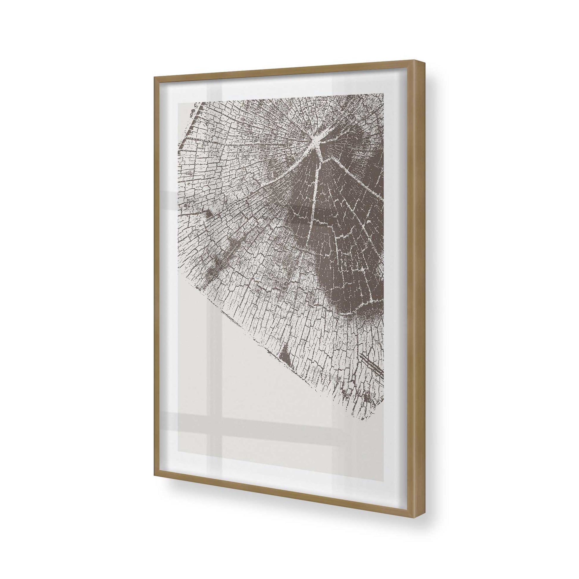 [Color:Brushed Gold], Picture of art in a Brushed Gold frame of the corner