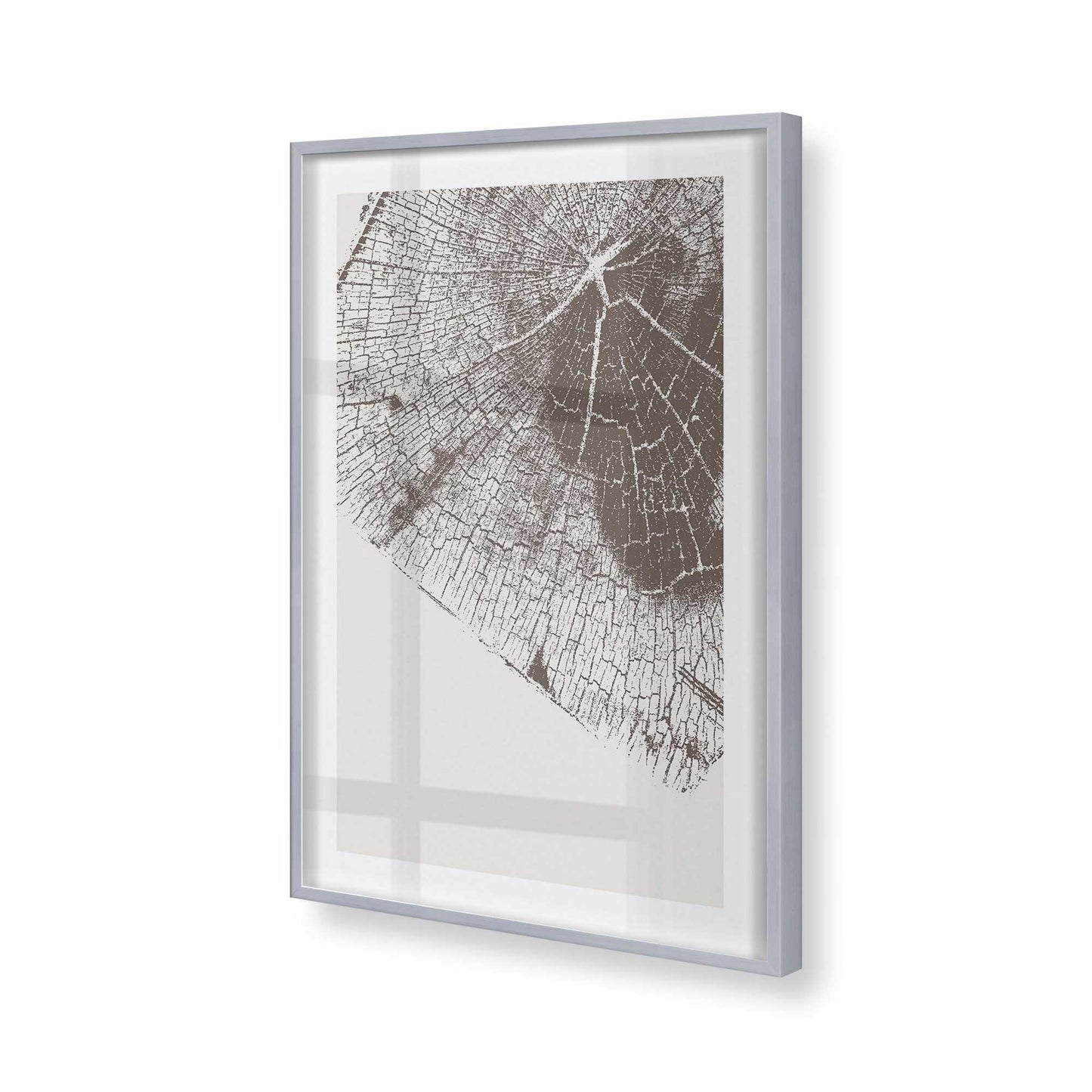 [Color:Polished Chrome], Picture of art in a Polished Chrome frame of the corner