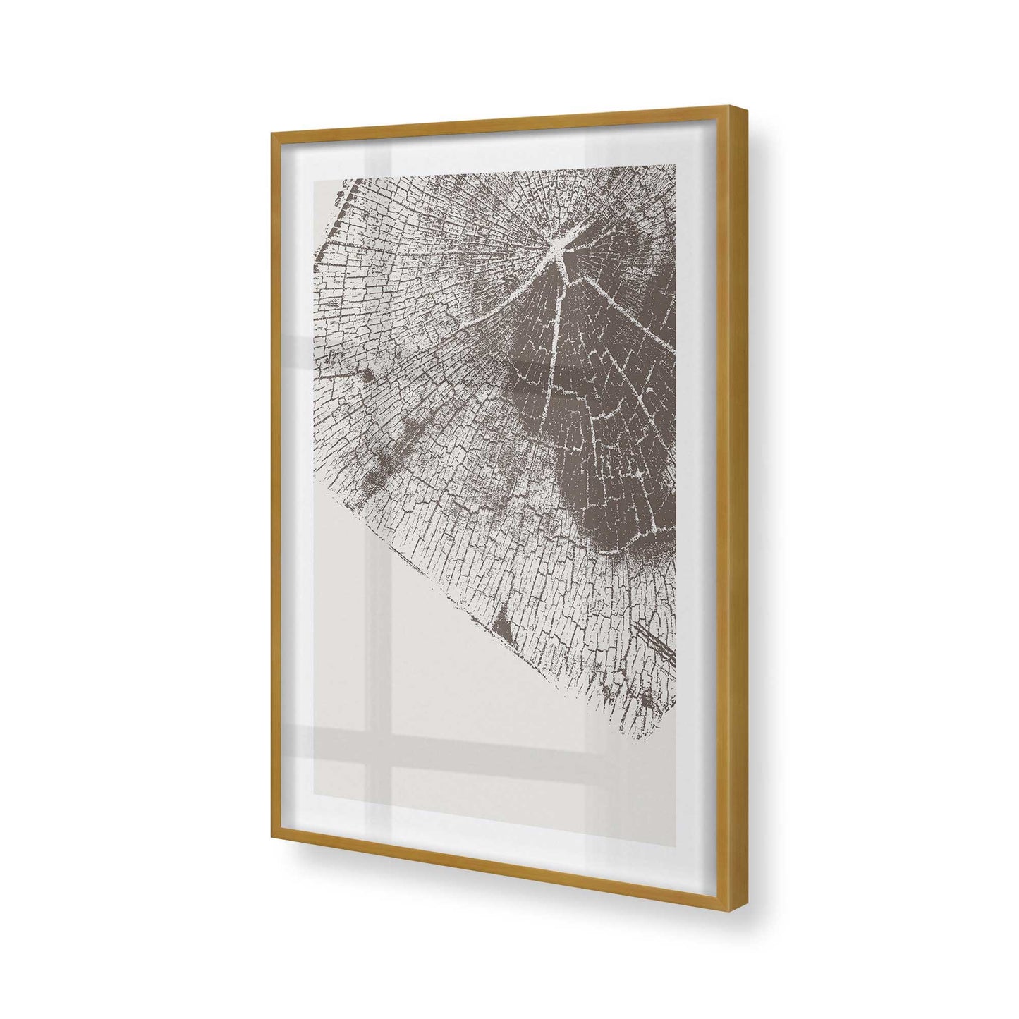 [Color:Polished Gold], Picture of art in a Polished Gold frame of the corner