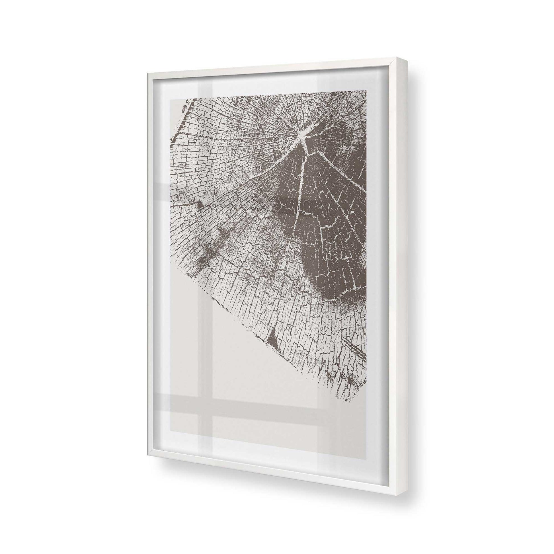 [Color:Opaque White], Picture of art in a Opaque White frame of the corner