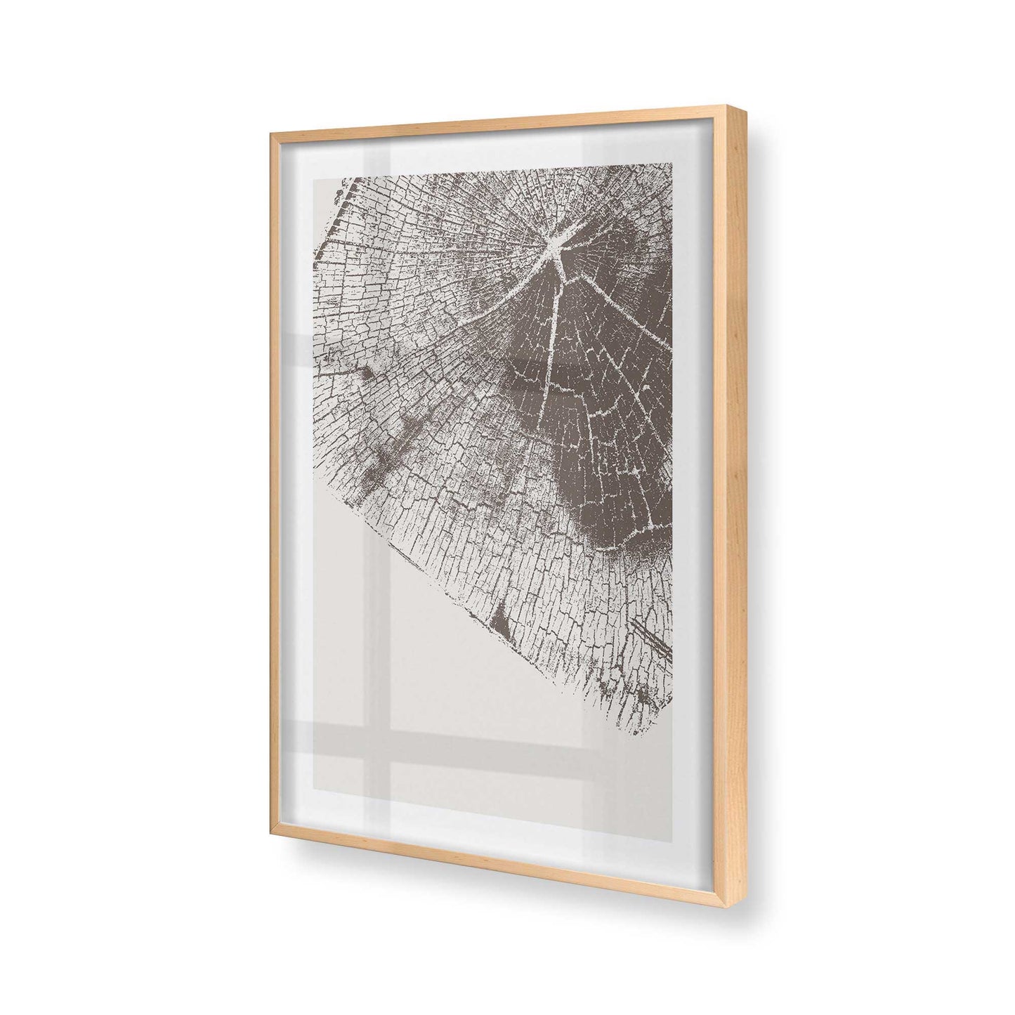 [Color:Raw Maple], Picture of art in a Raw Maple frame of the corner