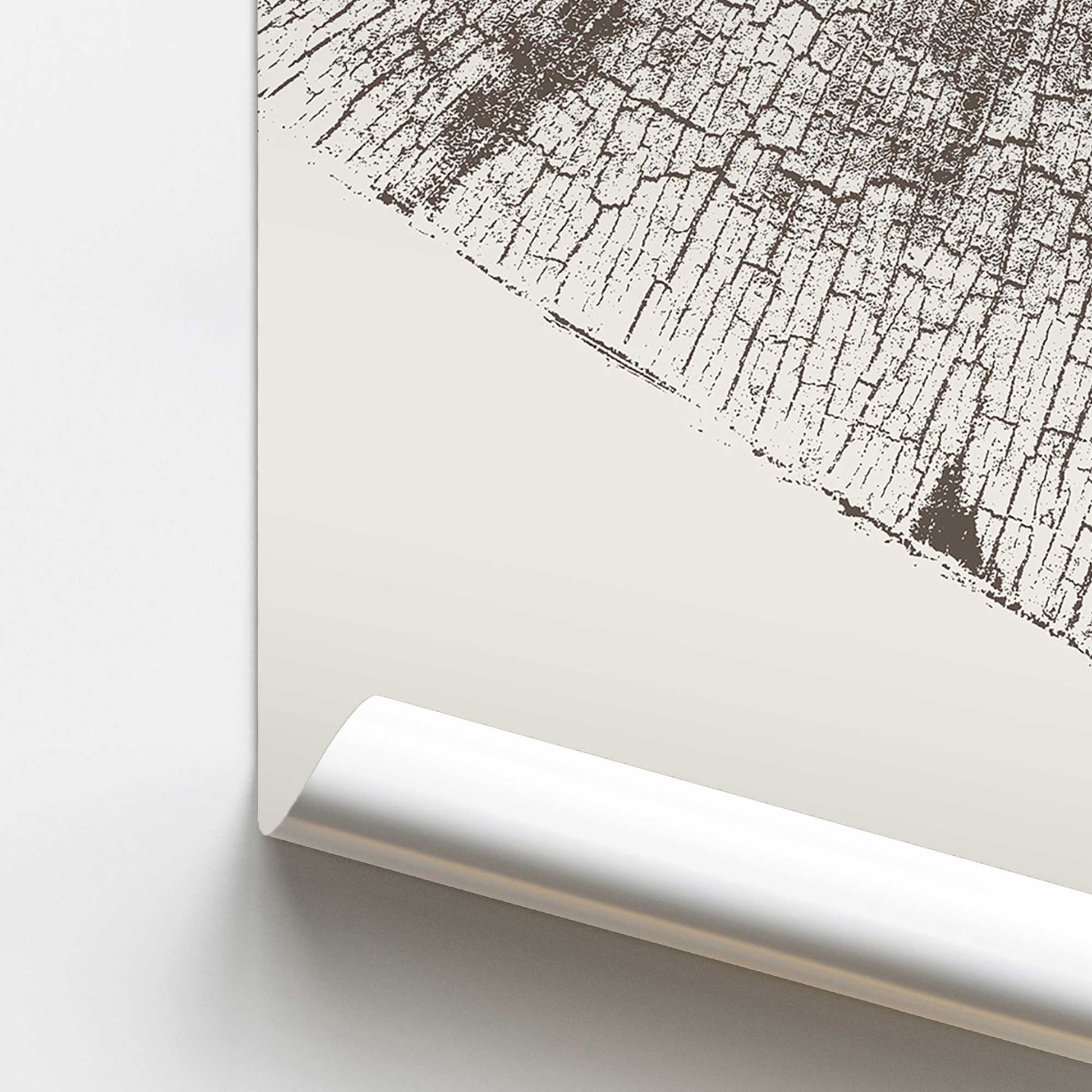 [color:Rolled Print], Picture of close up of art