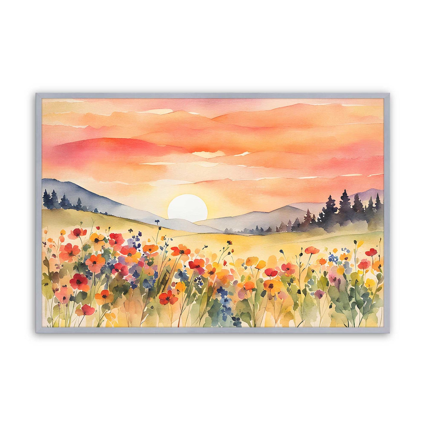 [Color:Polished Chrome], Picture of art in a Polished Chrome frame
