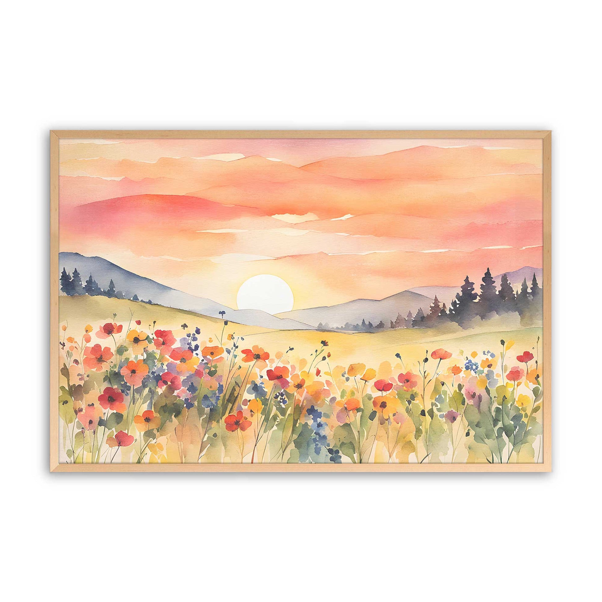 [Color:Raw Maple], Picture of art in a Raw Maple frame