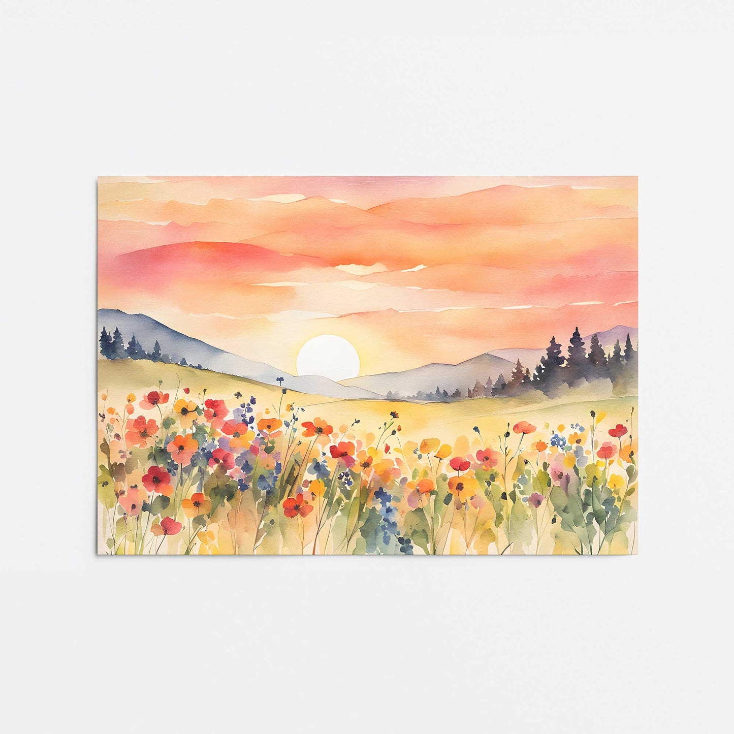 [color:Rolled Print], Picture of close up of art