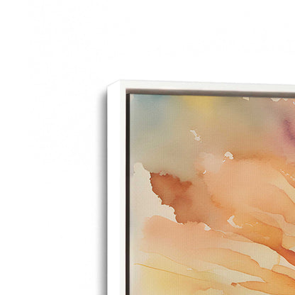 [Color:Opaque White], Picture of art in a White frame at an angle