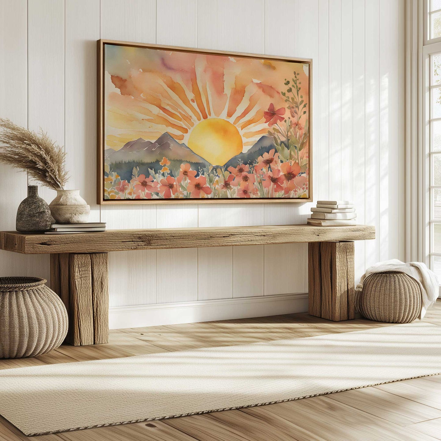 Picture of art in a room