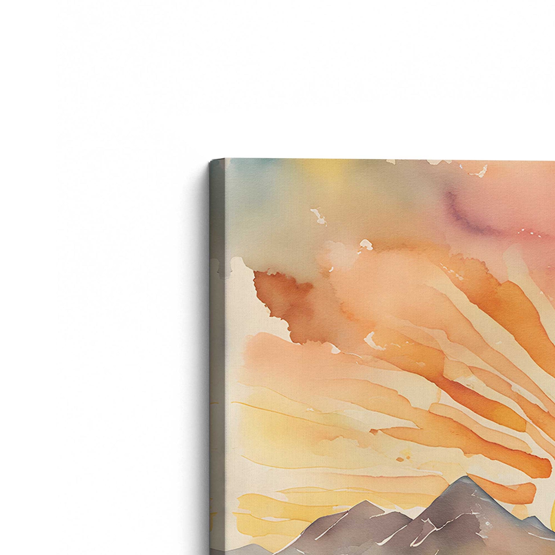 [Color:Stretched Canvas], Picture of the corner of the art