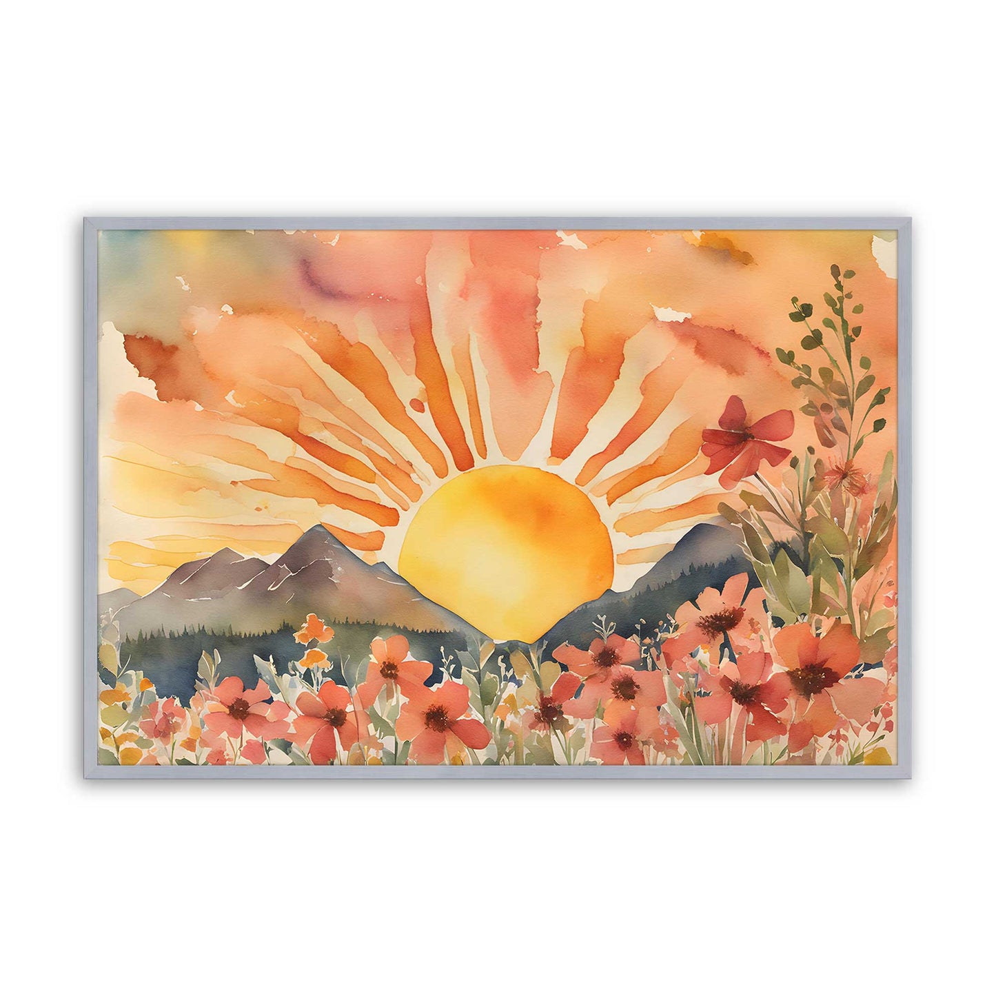 [Color:Polished Chrome], Picture of art in a Polished Chrome frame