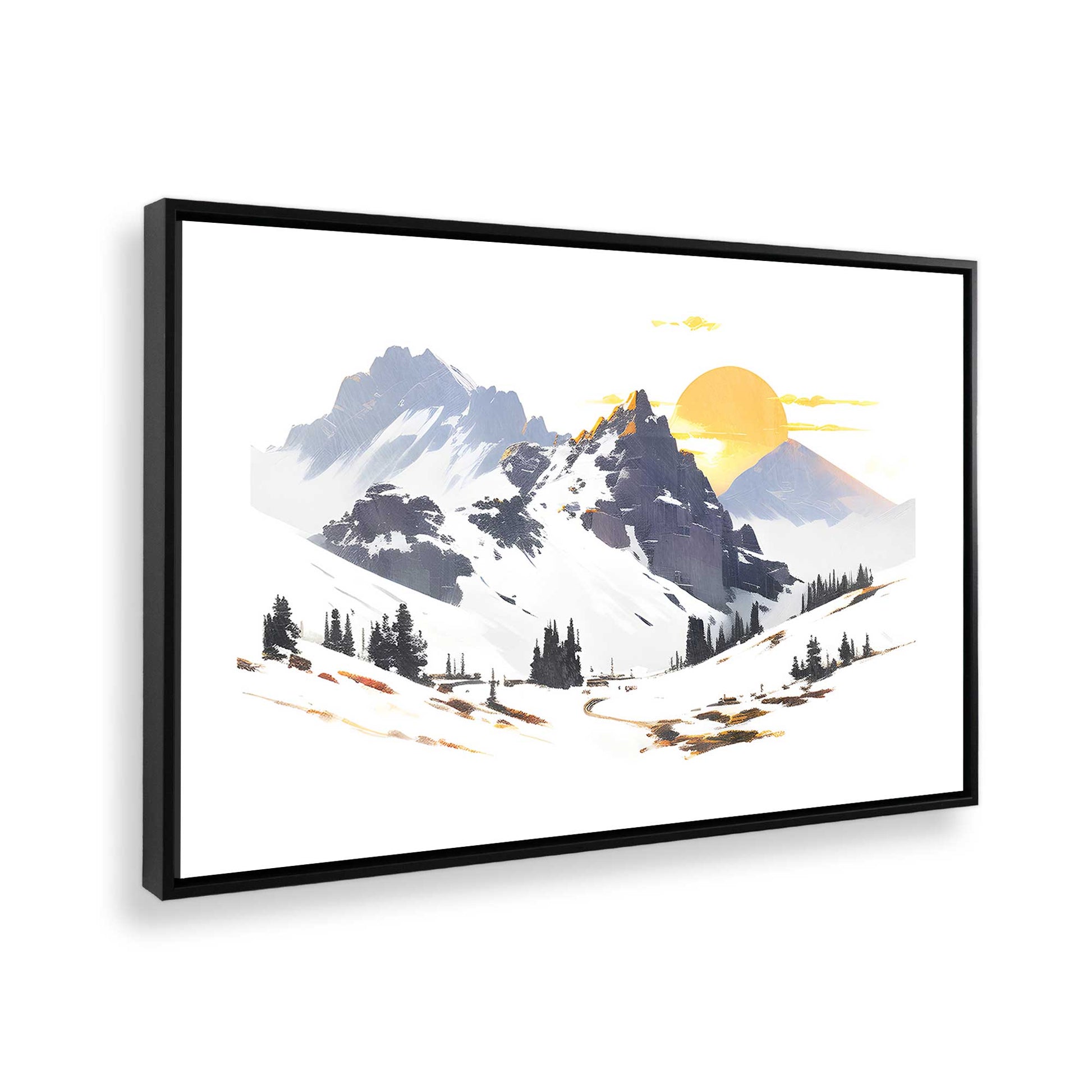 [Color:Satin Black], Picture of the corner of the art