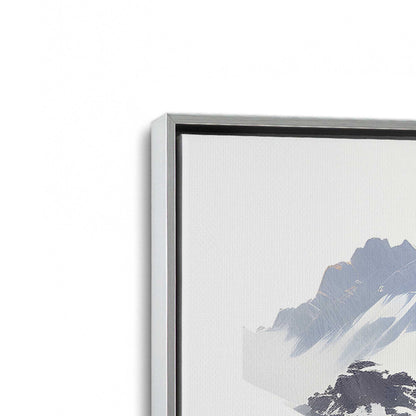 [Color:Polished Chrome], Picture of art in a Polished Chrome frame at an angle