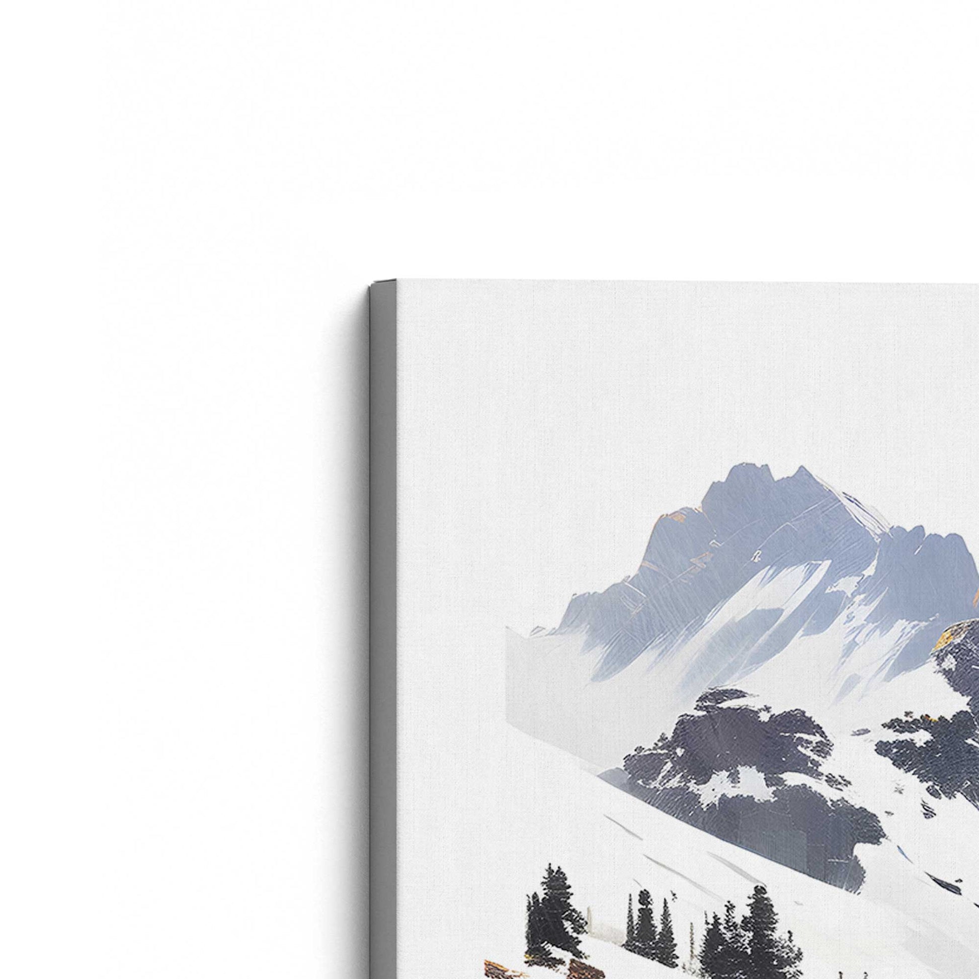 [Color:Stretched Canvas], Picture of the corner of the art