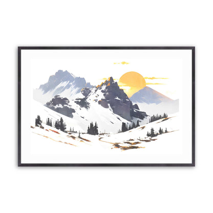 [Color:Weathered Zinc], Picture of art in a Weathered Zinc frame