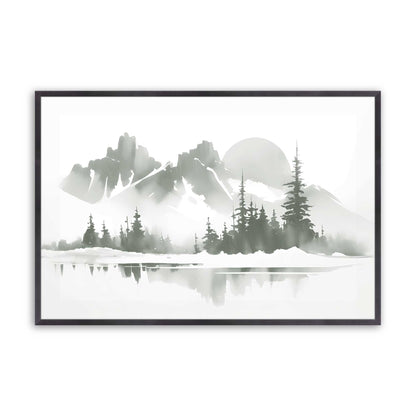 [Color:Weathered Zinc], Picture of art in a Weathered Zinc frame