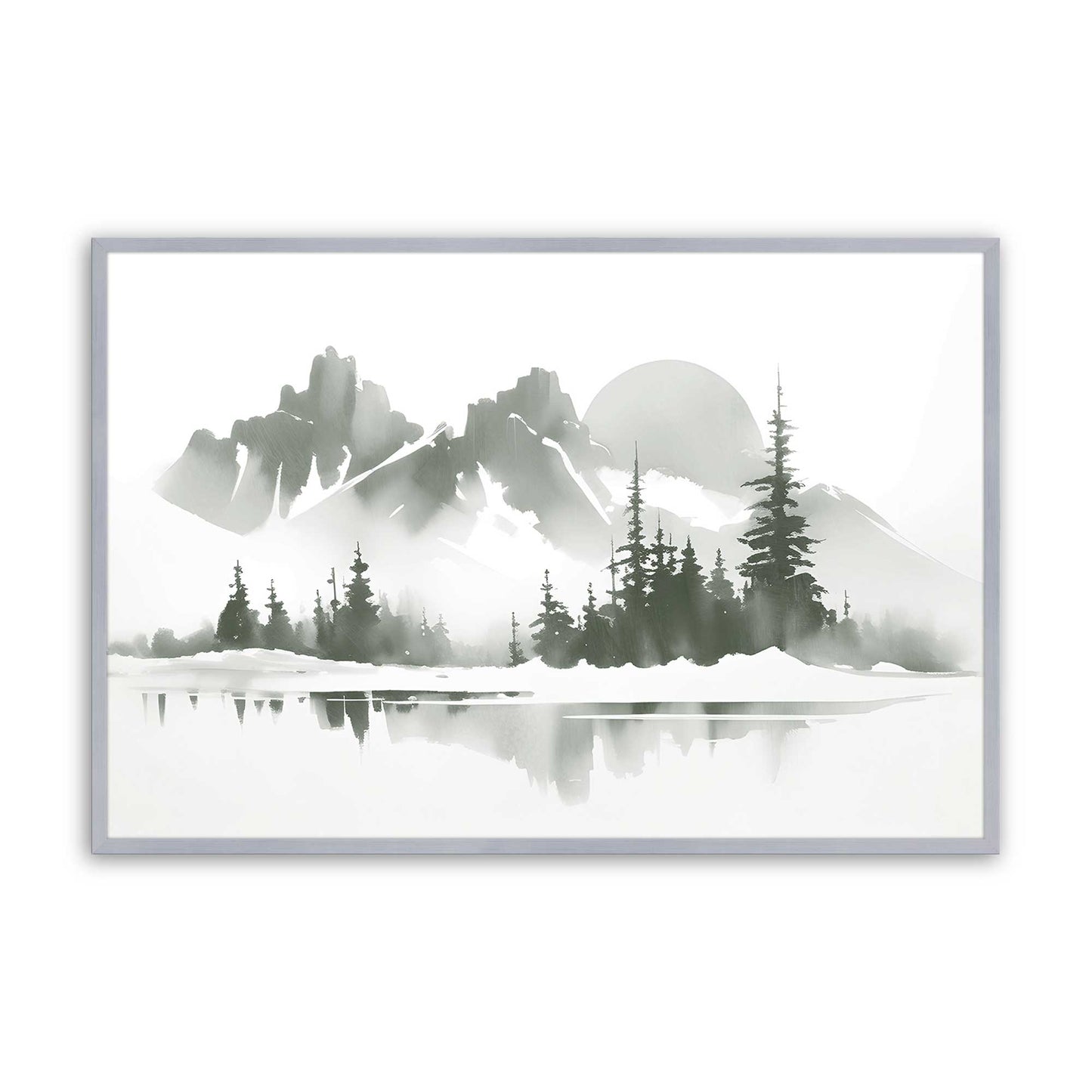 [Color:Polished Chrome], Picture of art in a Polished Chrome frame
