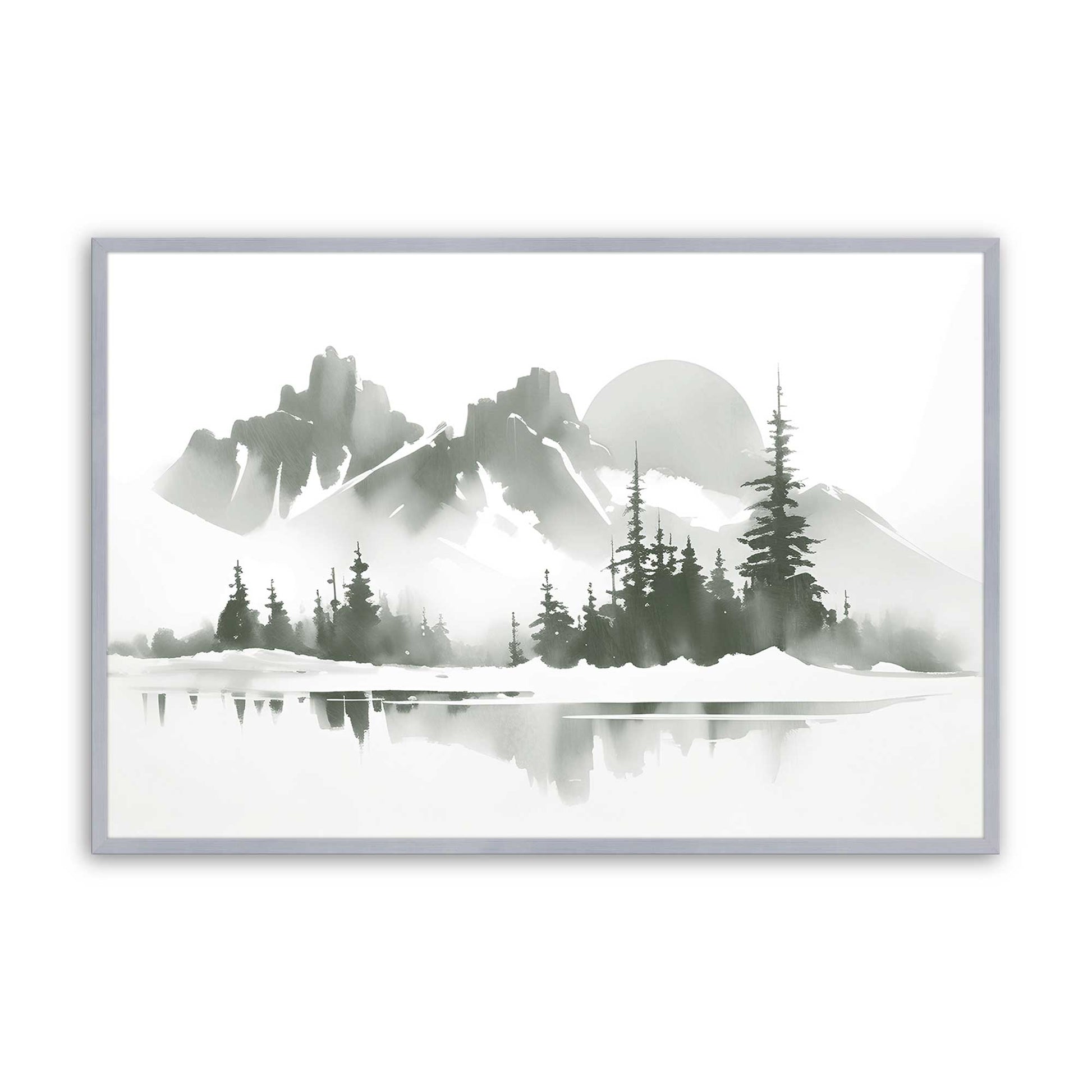 [Color:Polished Chrome], Picture of art in a Polished Chrome frame