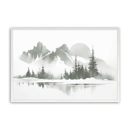 [Color:Opaque White], Picture of art in a Opaque White frame