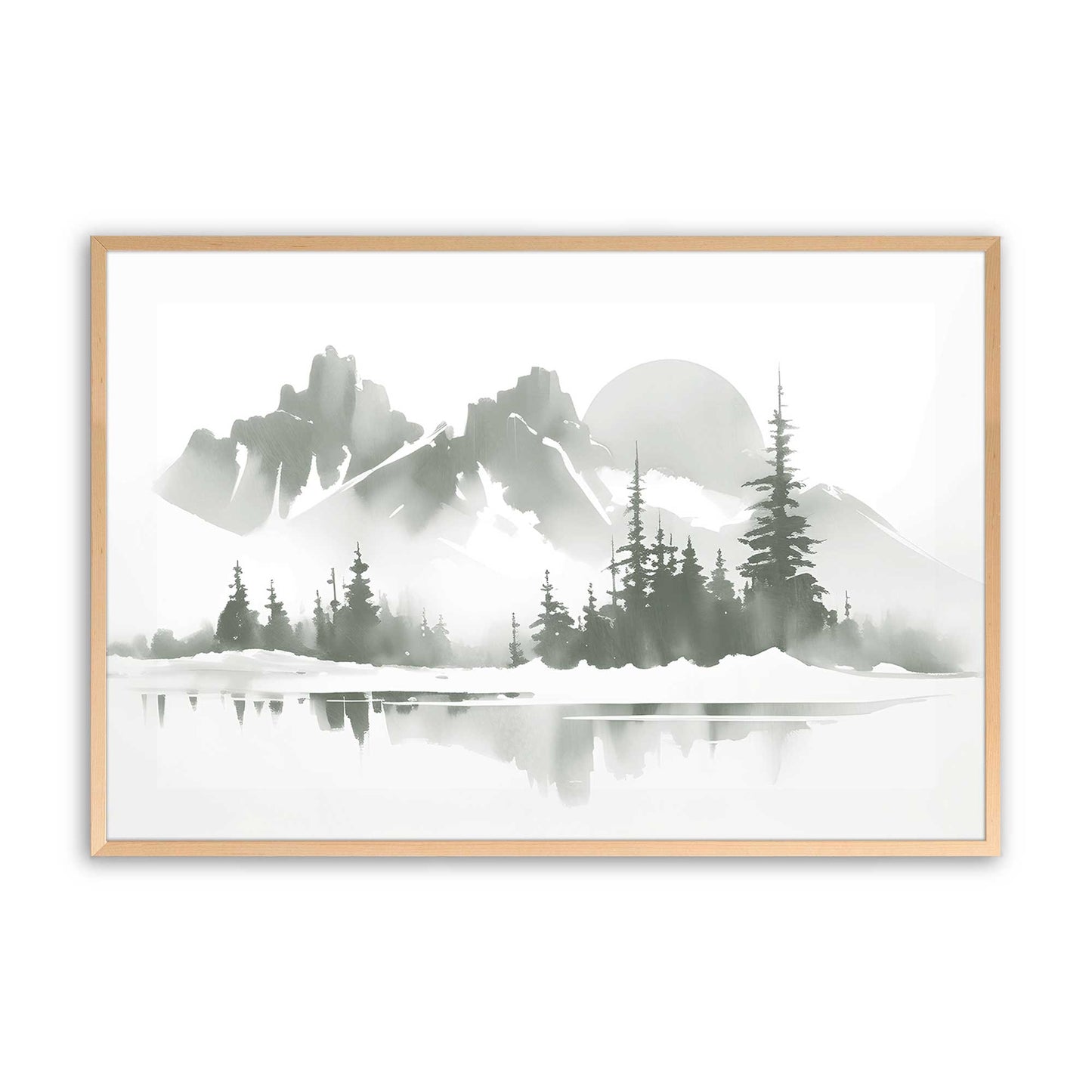 [Color:Raw Maple], Picture of art in a Raw Maple frame