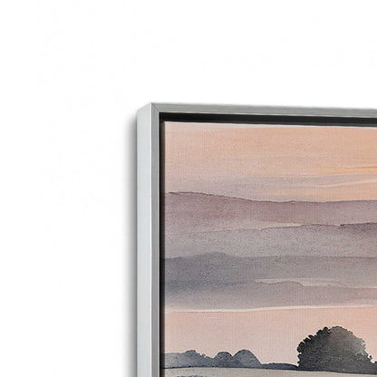 [Color:Polished Chrome], Picture of art in a Polished Chrome frame at an angle
