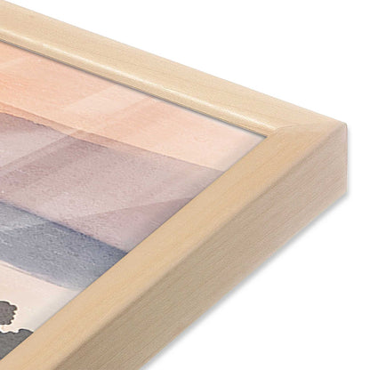 [Color:Raw Maple], Picture of art in a Raw Maple frame at an angle